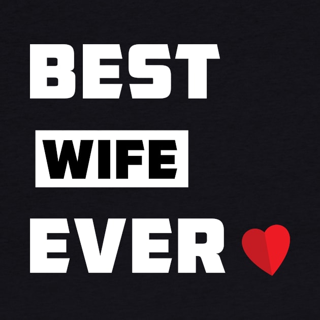 GIRLS Best WIFE Ever T Shirt Funny Novelty Sincere Valentines Day Tee for Guys by barwarrior